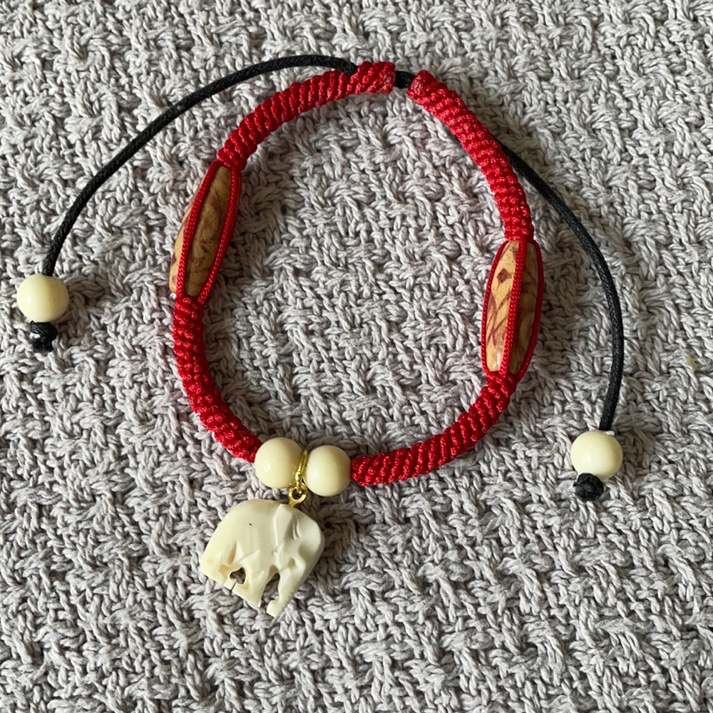 THAI White Elephant Bracelet - One Size